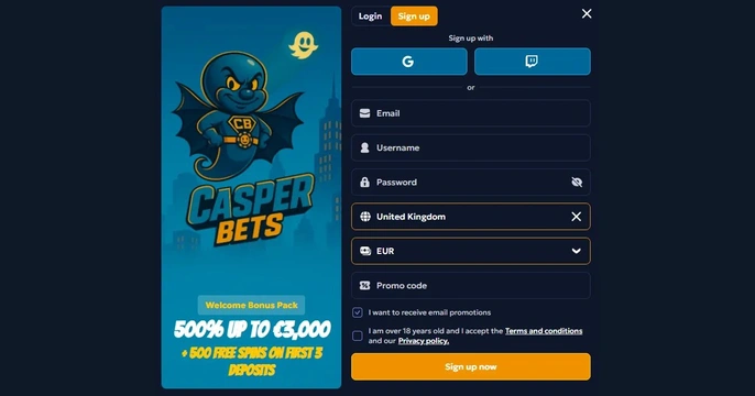  Casper Bets